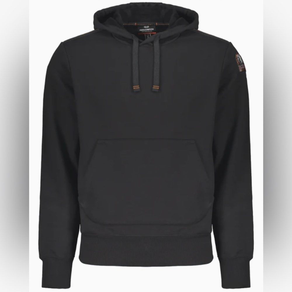 PARAJUMPERS Black Hoodie Preowned Size Medium Used Once. Beautiful.
